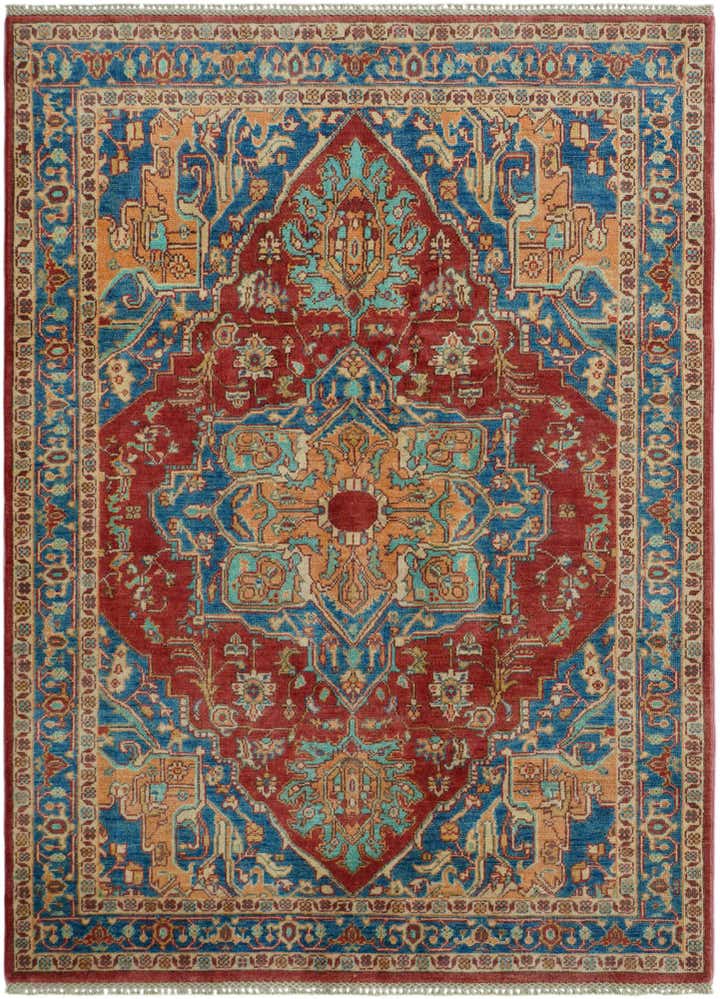 4' 10 x 6' 5 Hand Knotted Kazak Rug