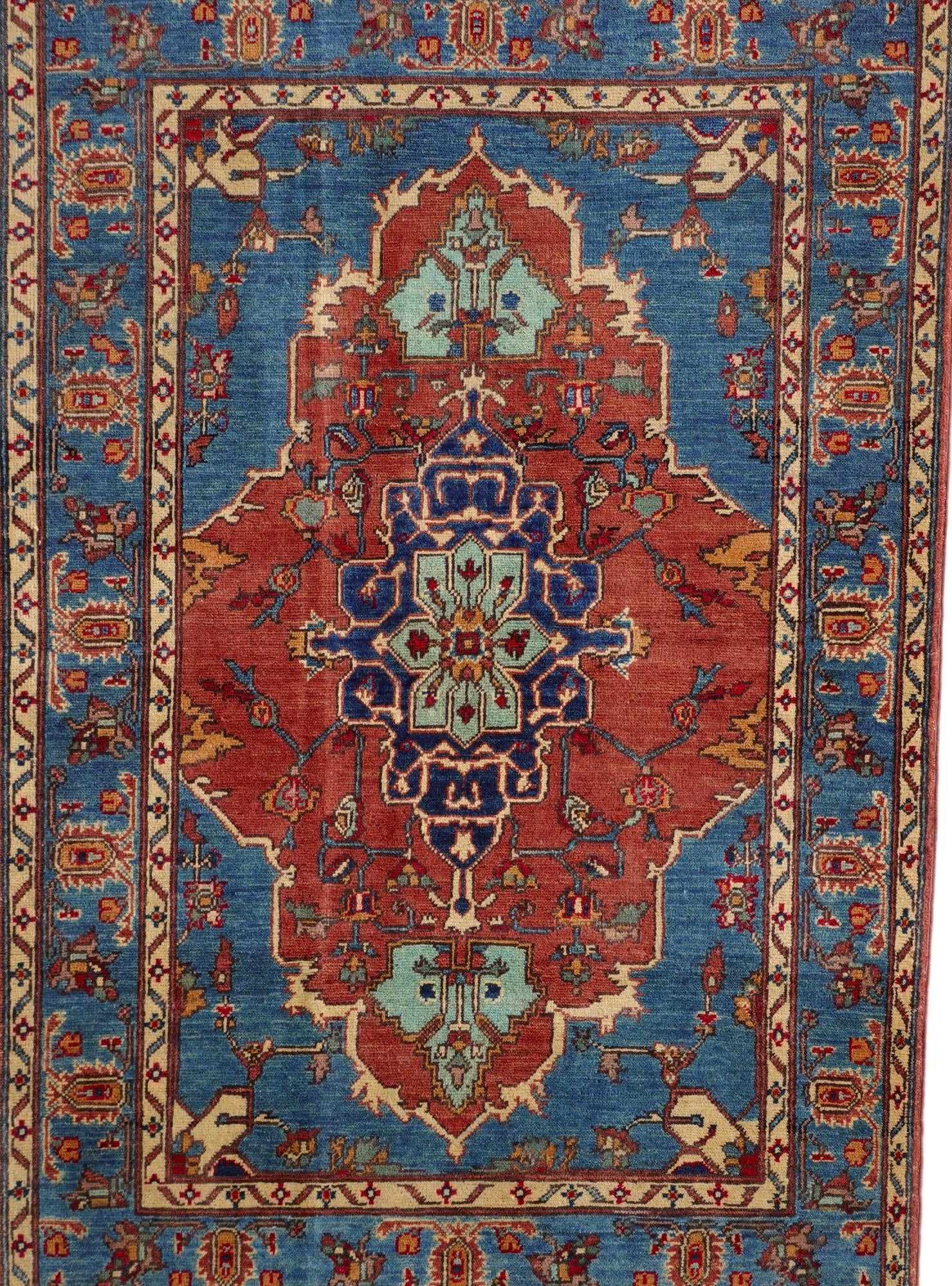 3' 8 x 5' 6 Hand Knotted Kazak Rug