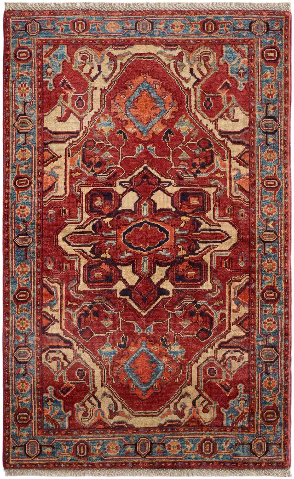 3' x 5' Hand Knotted Kazak Rug