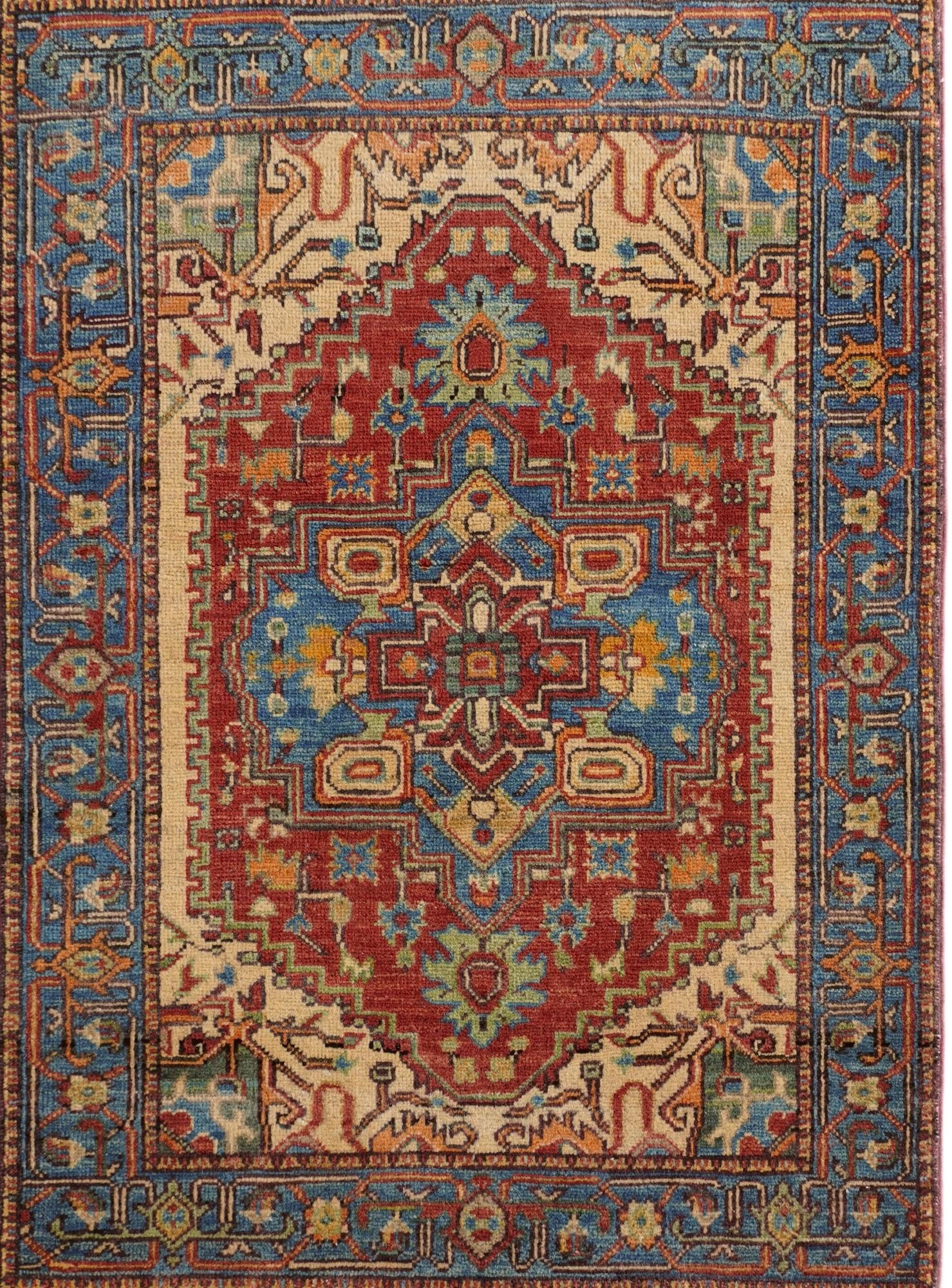 2' 9 x 3' 10 Hand Knotted Kazak Rug