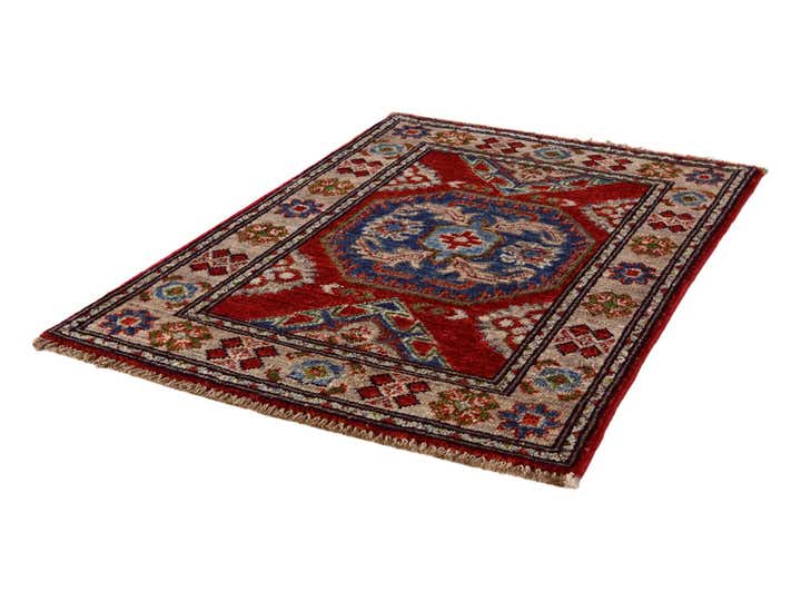 2' x 3' Hand Knotted Kazak Rug