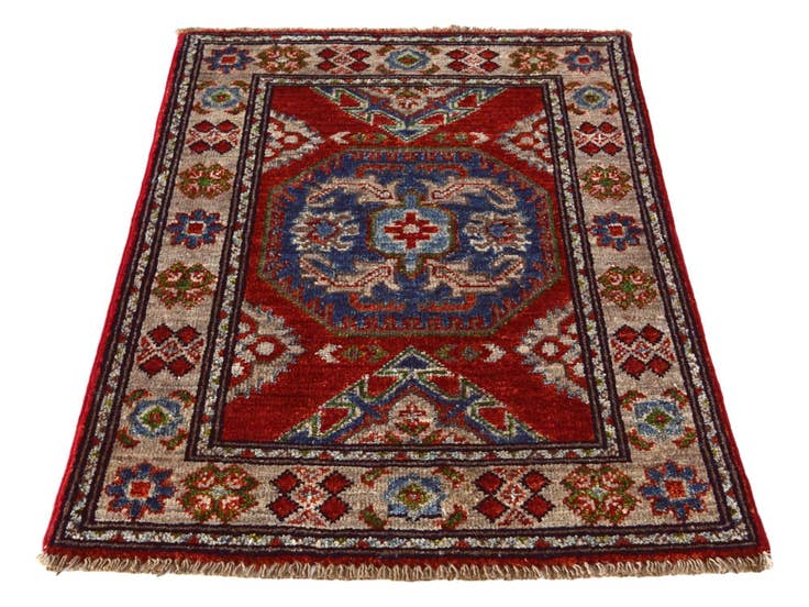 Detail image of 2' x 3' Hand Knotted Kazak Rug