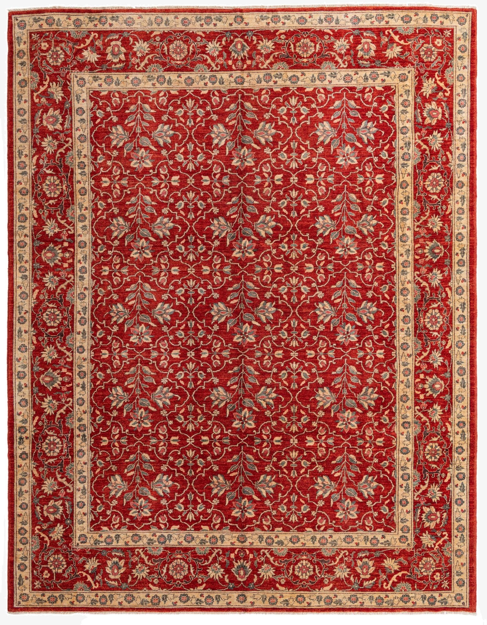 10' 2 x 13' 2  Hand Knotted Kazak Rug