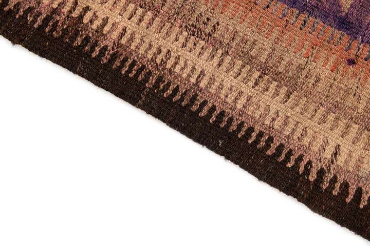 4' 7 x 8' 5 Hand Woven Kilim Fars Wool Rug