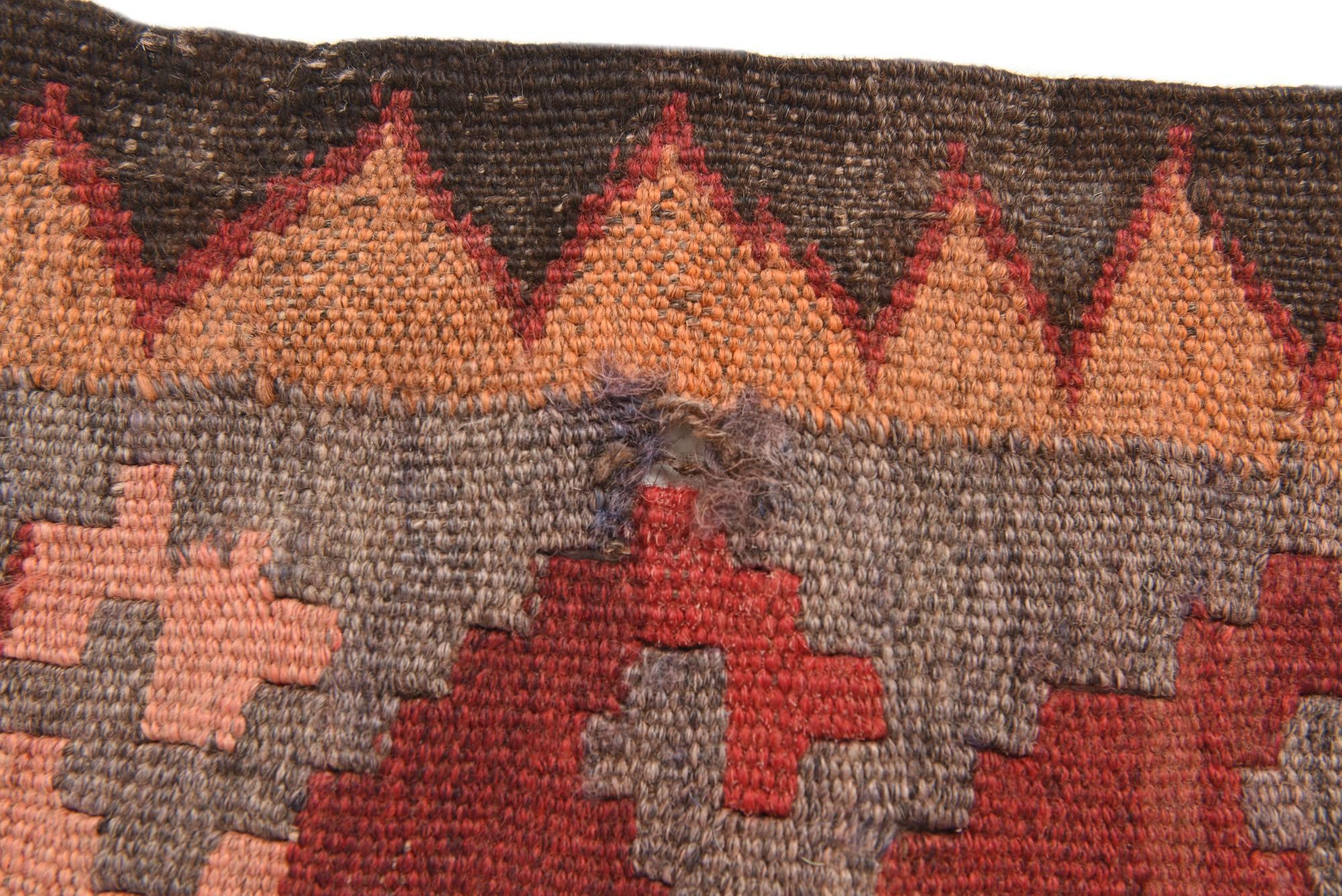 6' 9 x 12' Hand Woven Kilim Fars Wool Rug