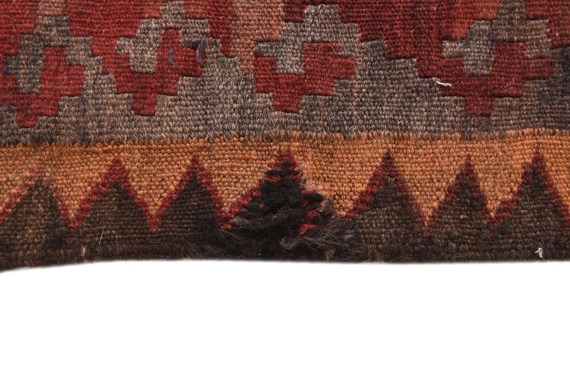 6' 9 x 12' Hand Woven Kilim Fars Wool Rug