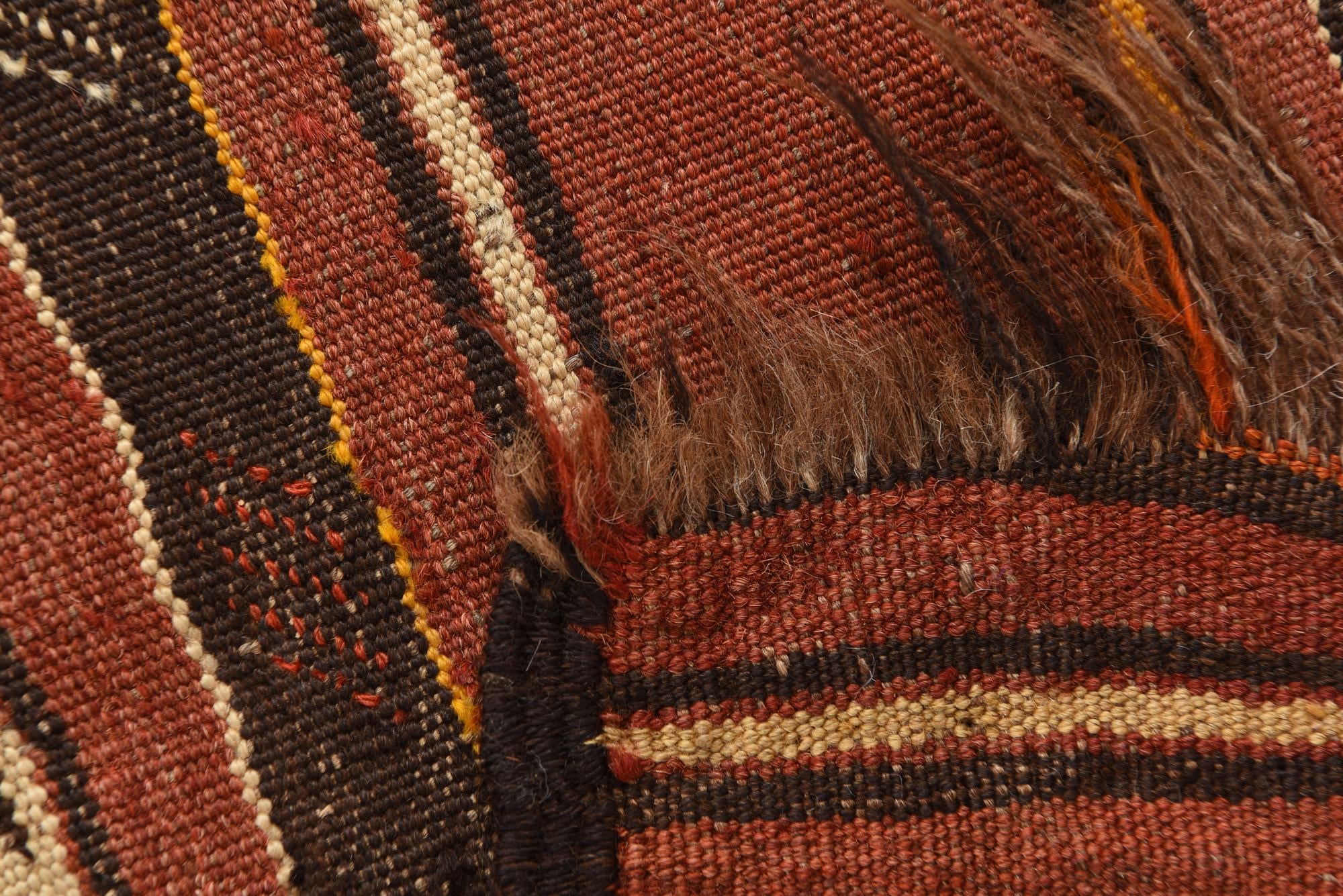 5' 8 x 9' Hand Woven Kilim Fars Wool Rug