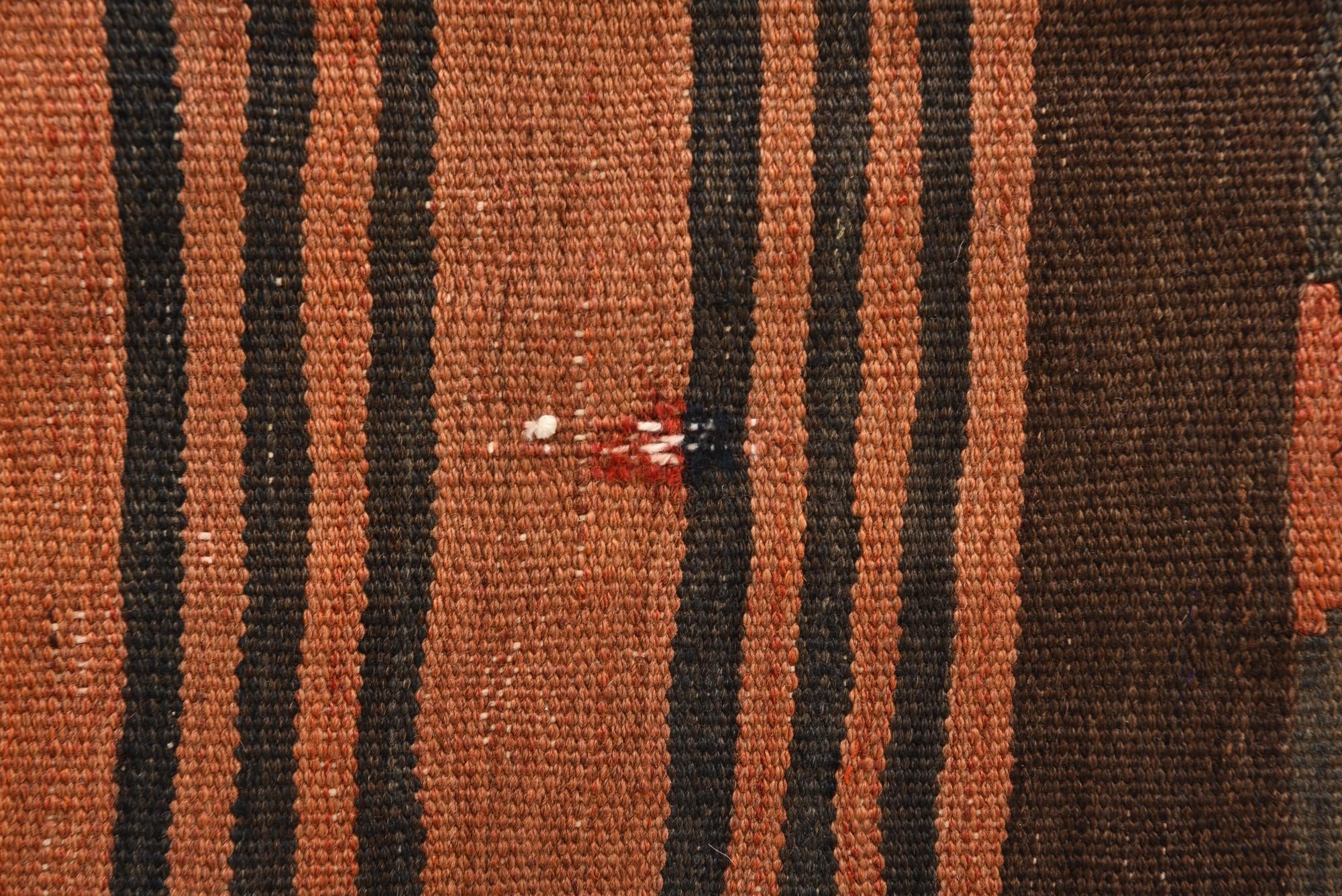 4' 5 x 8' 5 Hand Woven Kilim Fars Wool Rug