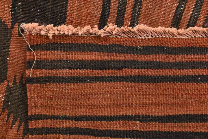 4' 5 x 8' 5 Hand Woven Kilim Fars Wool Rug