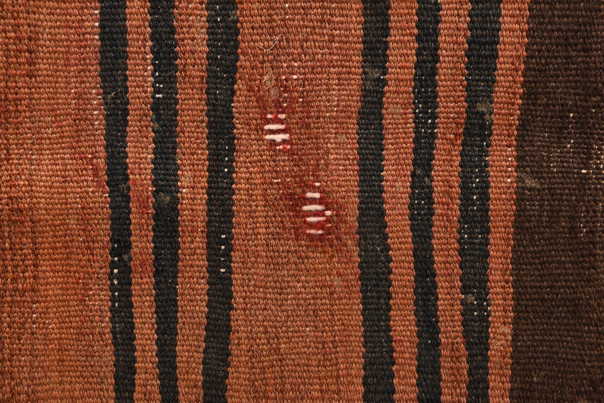 4' 5 x 8' 5 Hand Woven Kilim Fars Wool Rug