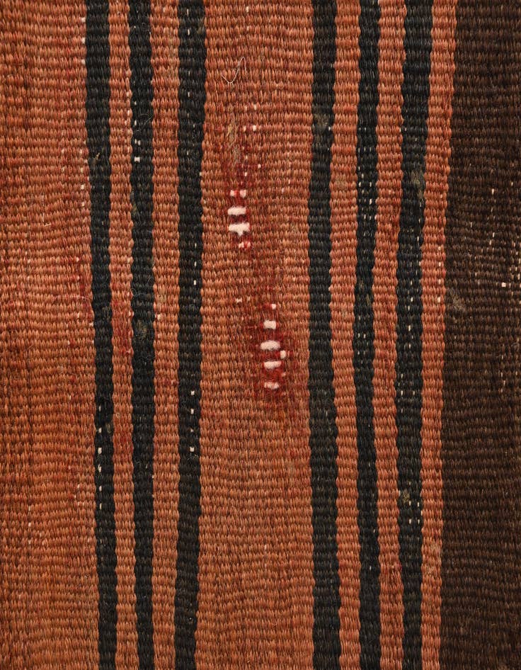 Detail image of 4' 5 x 8' 5  Hand Woven Kilim Fars Wool Rug