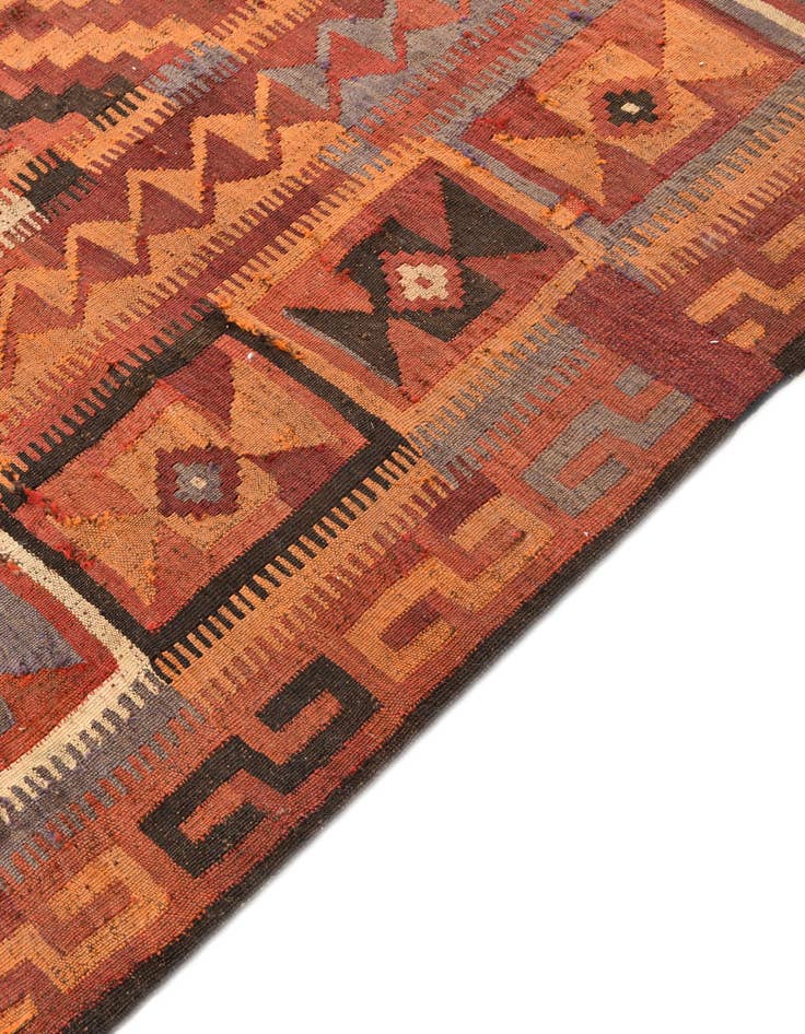 Detail image of 6' 8 x 10' 5  Hand Woven Kilim Fars Wool Rug