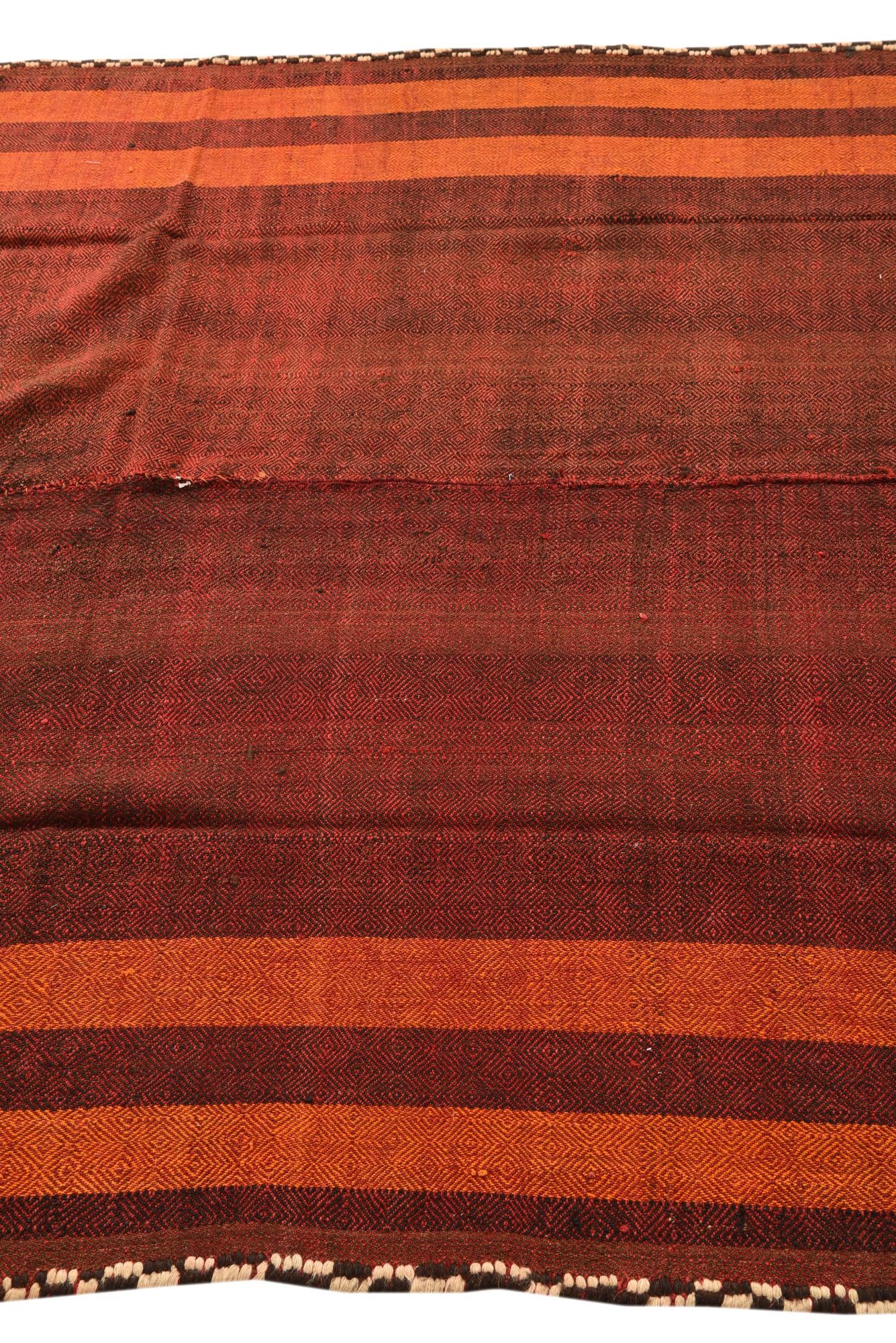5' 1 x 8' 8 Hand Woven Kilim Fars Wool Rug