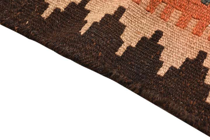 4' 4 x 6' 6 Hand Woven Kilim Fars Wool Rug