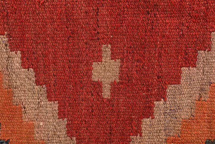 4' 4 x 6' 6 Hand Woven Kilim Fars Wool Rug
