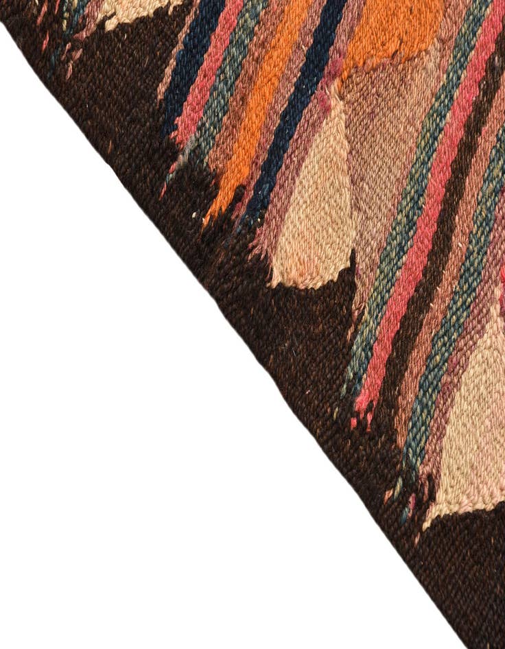 Detail image of 4' 3 x 7' 3  Hand Woven Kilim Fars Wool Rug