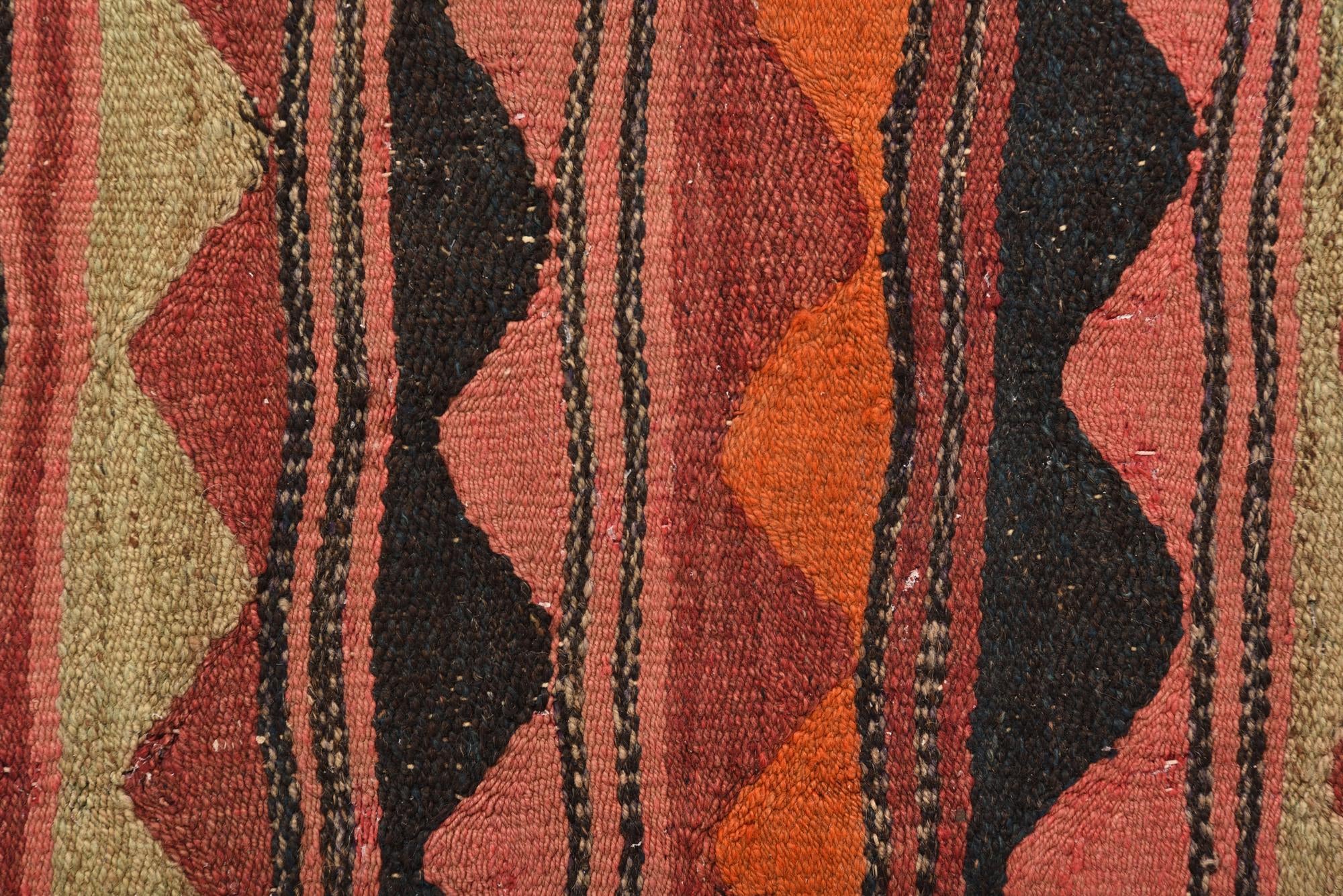 125cm x 215cm Tejido a mano Kilim Fars Alfombra Lana