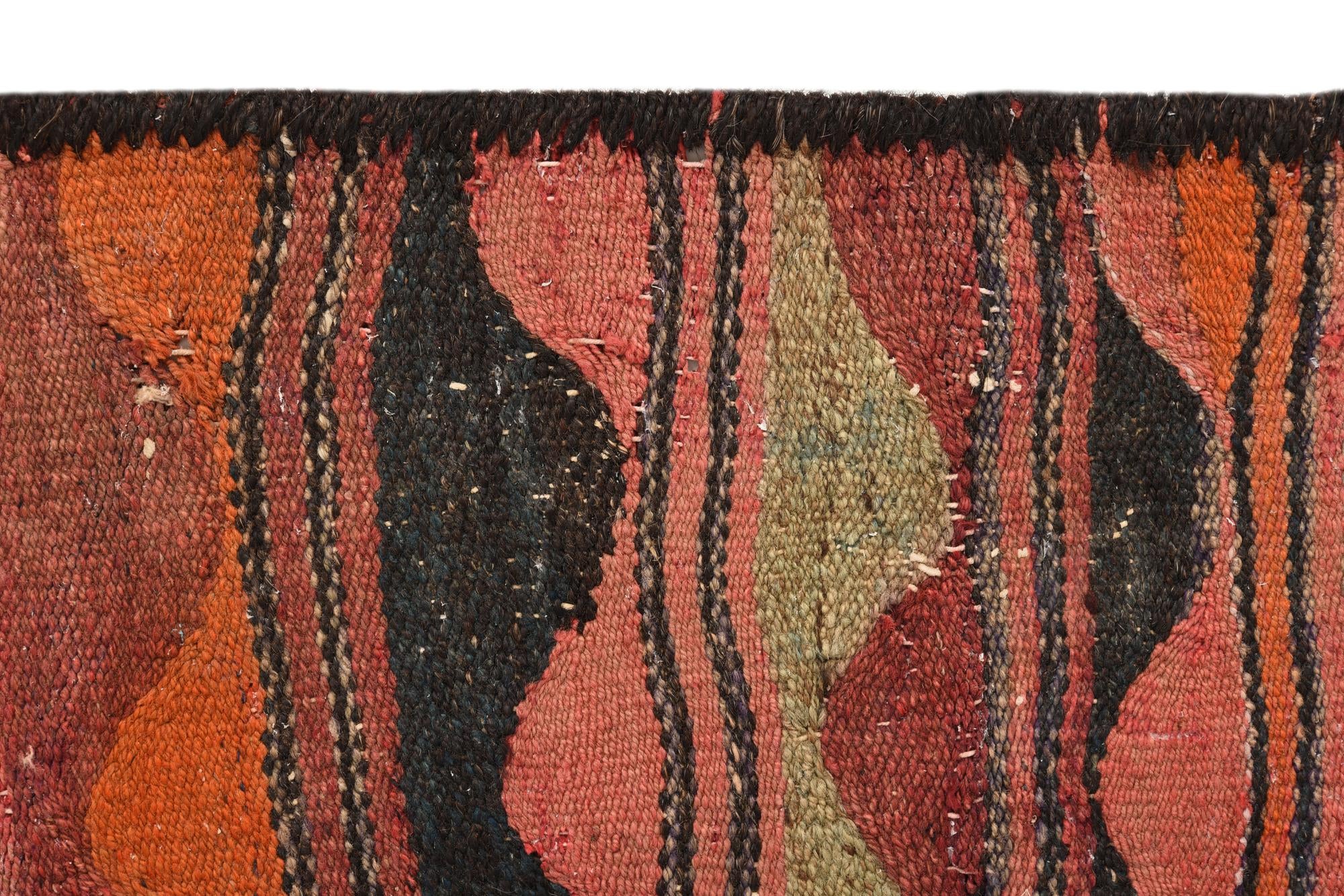 125cm x 215cm Tejido a mano Kilim Fars Alfombra Lana