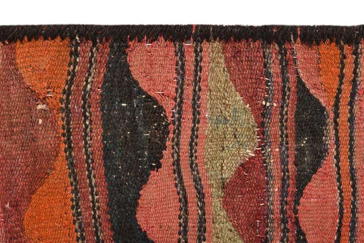 4' 1 x 7' Hand Woven Kilim Fars Wool Rug