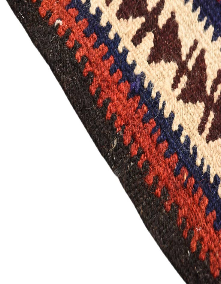 Detail image of 4' 3 x 7' 5 Hand Woven Kilim Fars Wool Rug