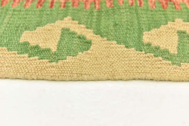 3' 3 x 4' 10 Hand Woven Kilim Maymana Wool Rug