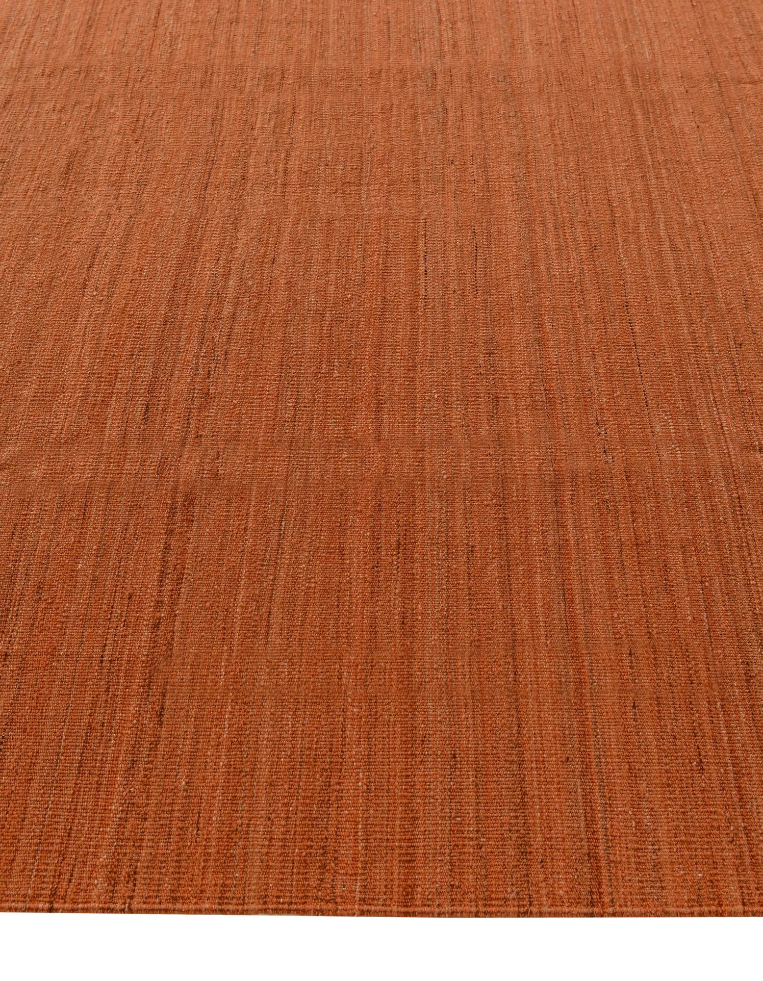 6' 11 x 9' 7 Hand Woven Kilim Modern Wool Rug