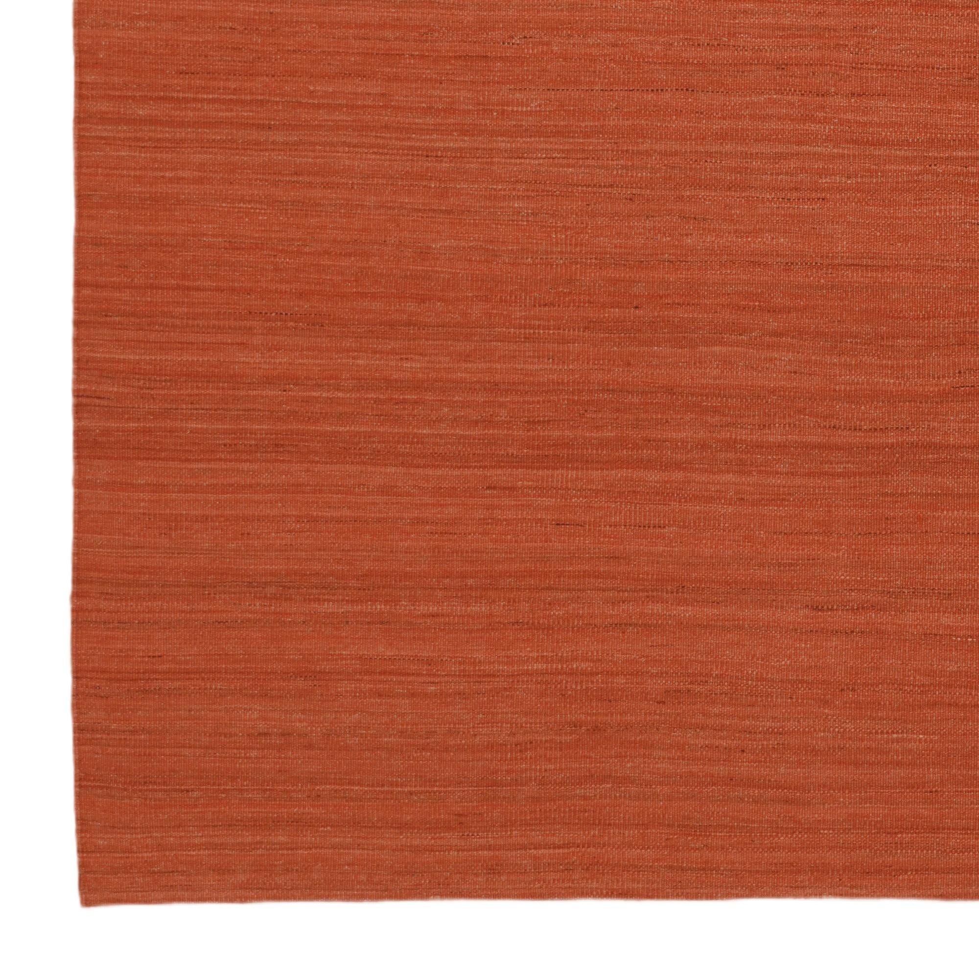 6' 11 x 9' 7 Hand Woven Kilim Modern Wool Rug