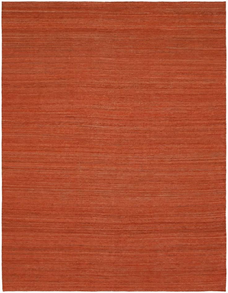 Detail image of 6' 11 x 9' 7 Hand Woven Kilim Modern Wool Rug