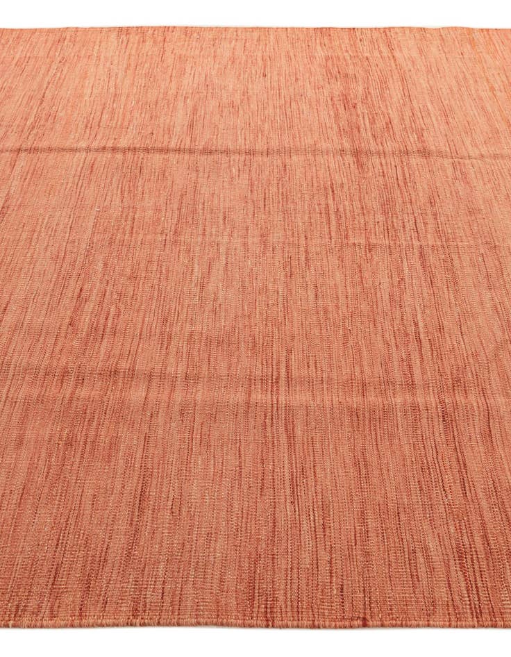 Detail image of 6' 11 x 9' 11  Hand Woven Kilim Modern Wool Rug