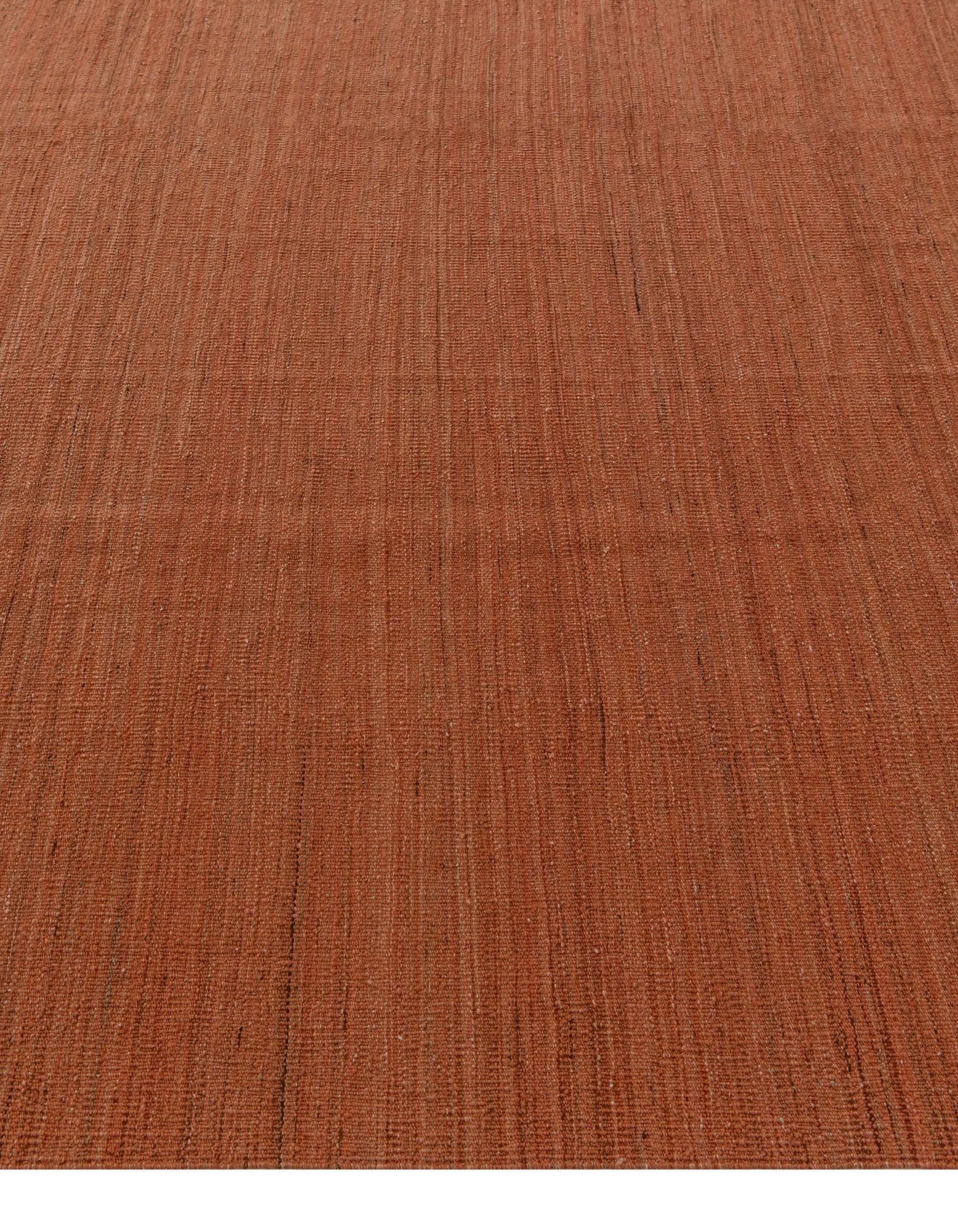 8' 5 x 11' 1 Hand Woven Kilim Modern Wool Rug