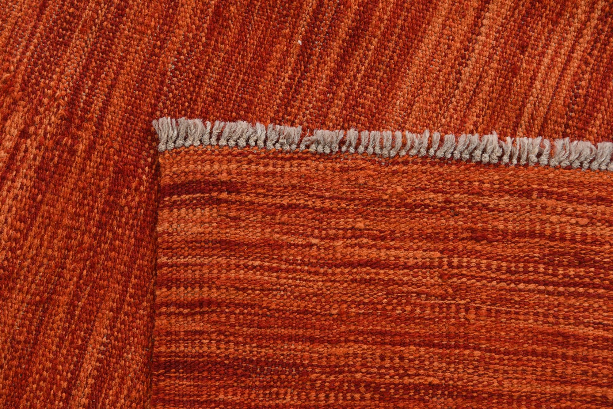 5' 5 x 8' 1 Hand Woven Kilim Modern Wool Rug
