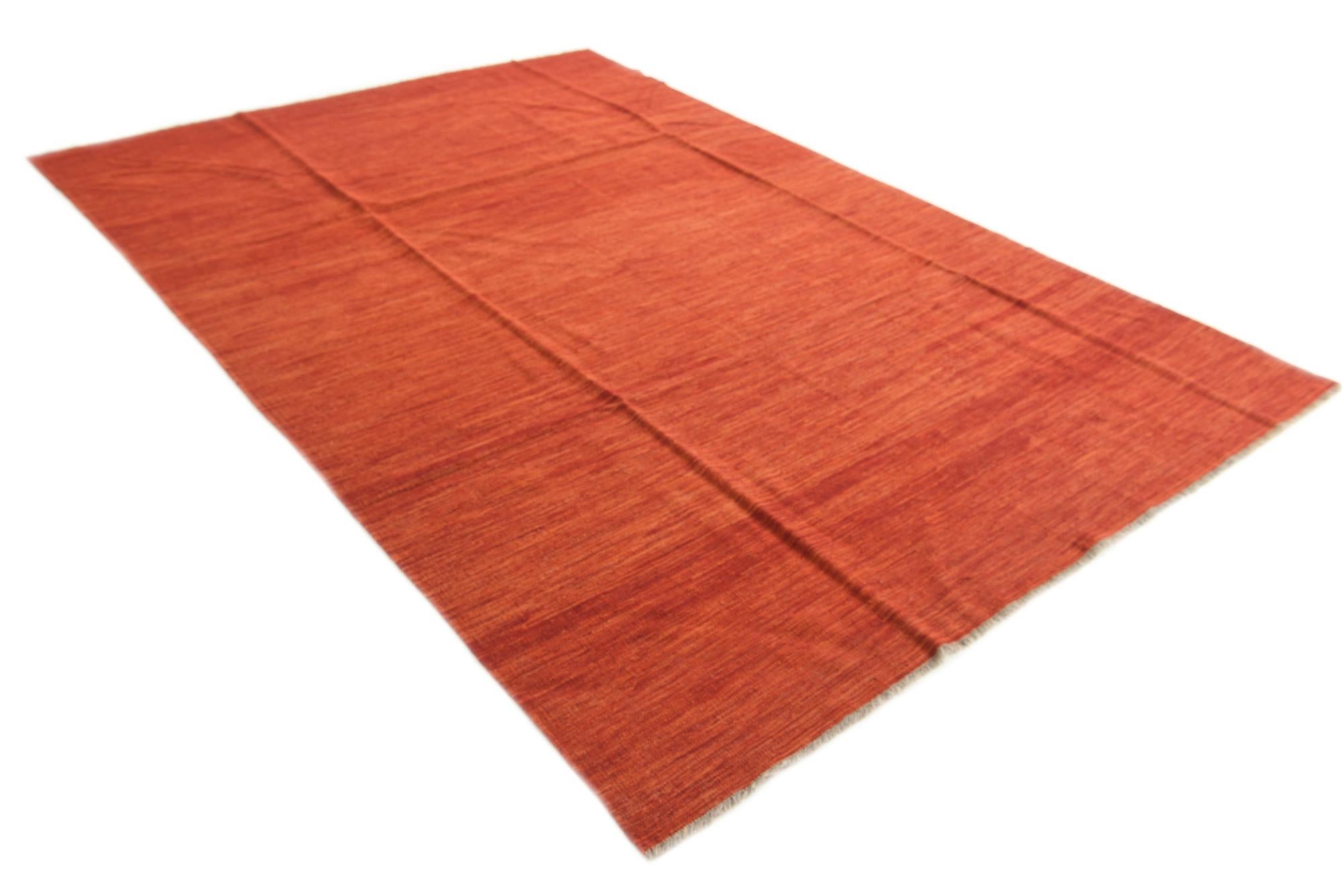 6' 10 x 10' Hand Woven Kilim Modern Wool Rug