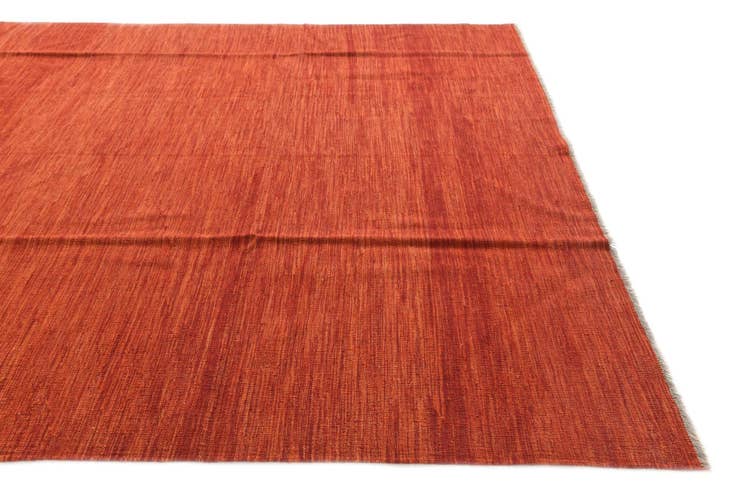 Detail image of 6' 10 x 10' Hand Woven Kilim Modern Wool Rug