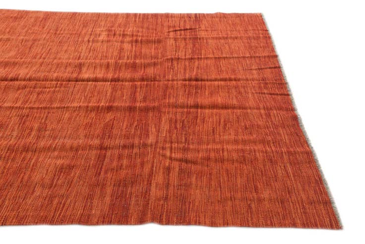 Detail image of 5' 8 x 7' 8 Hand Woven Kilim Modern Wool Rug