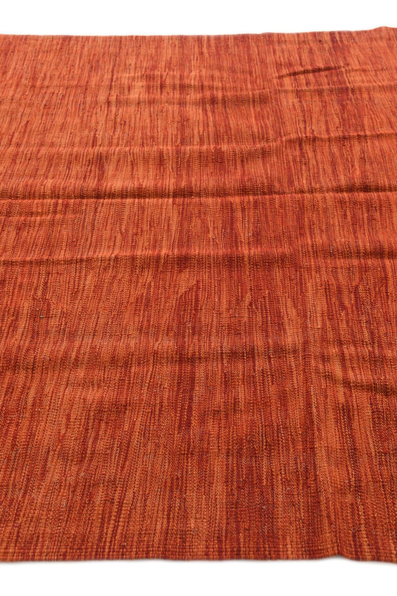5' 8 x 7' 8 Hand Woven Kilim Modern Wool Rug