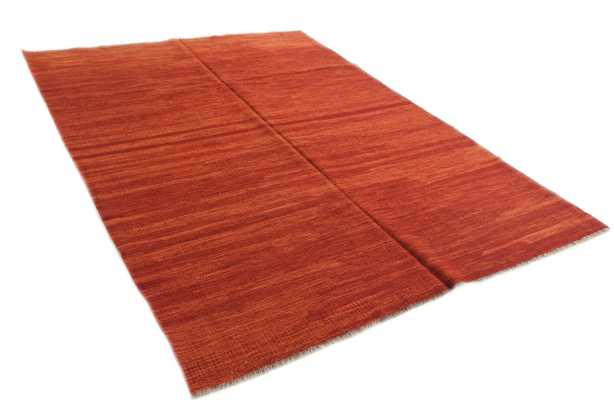 6' x 8' Hand Woven Kilim Modern Wool Rug