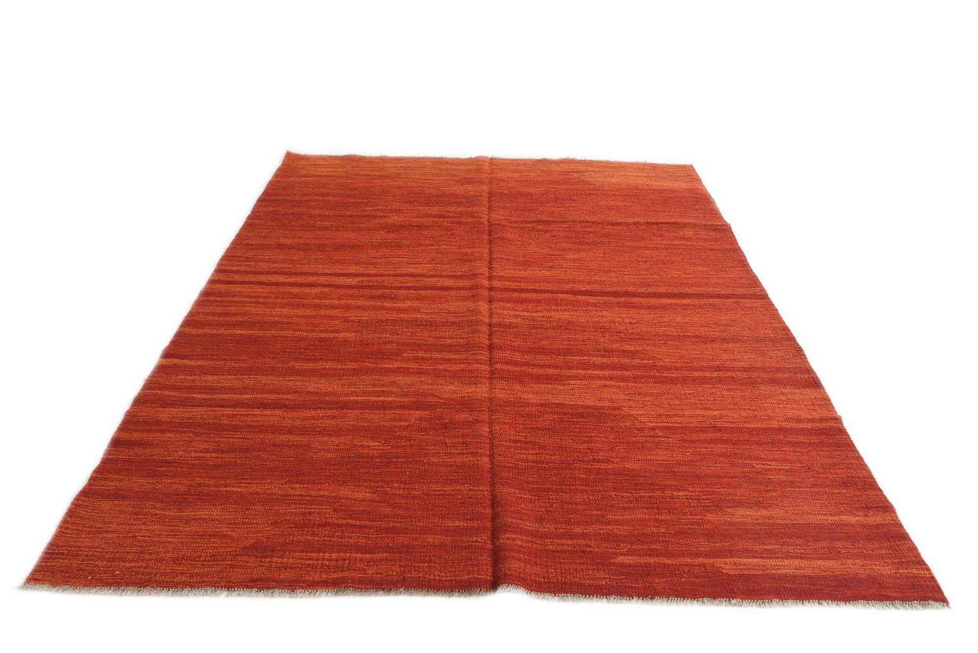 6' x 8' Hand Woven Kilim Modern Wool Rug