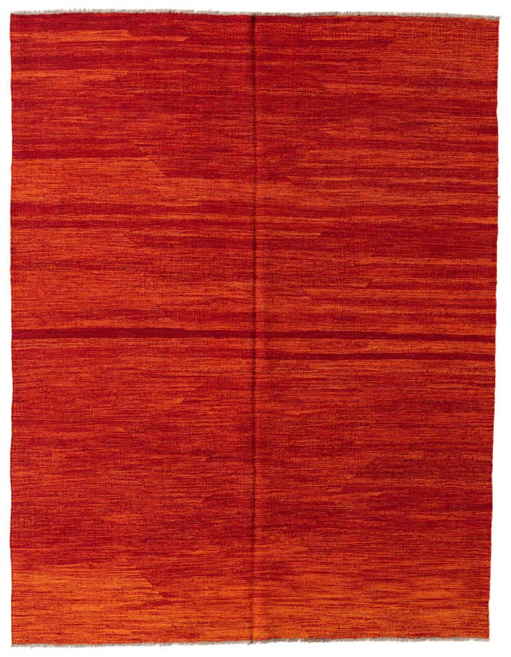 Detail image of 6' x 8' Hand Woven Kilim Modern Wool Rug