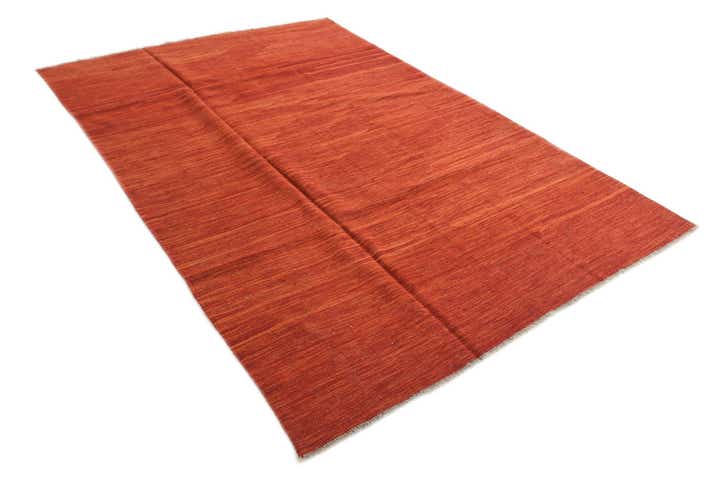 5' 4 x 8' Hand Woven Kilim Modern Wool Rug
