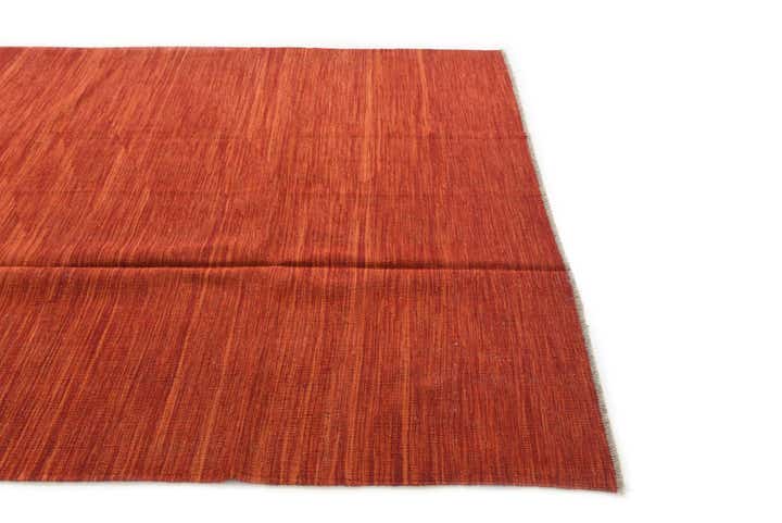 5' 4 x 8' Hand Woven Kilim Modern Wool Rug