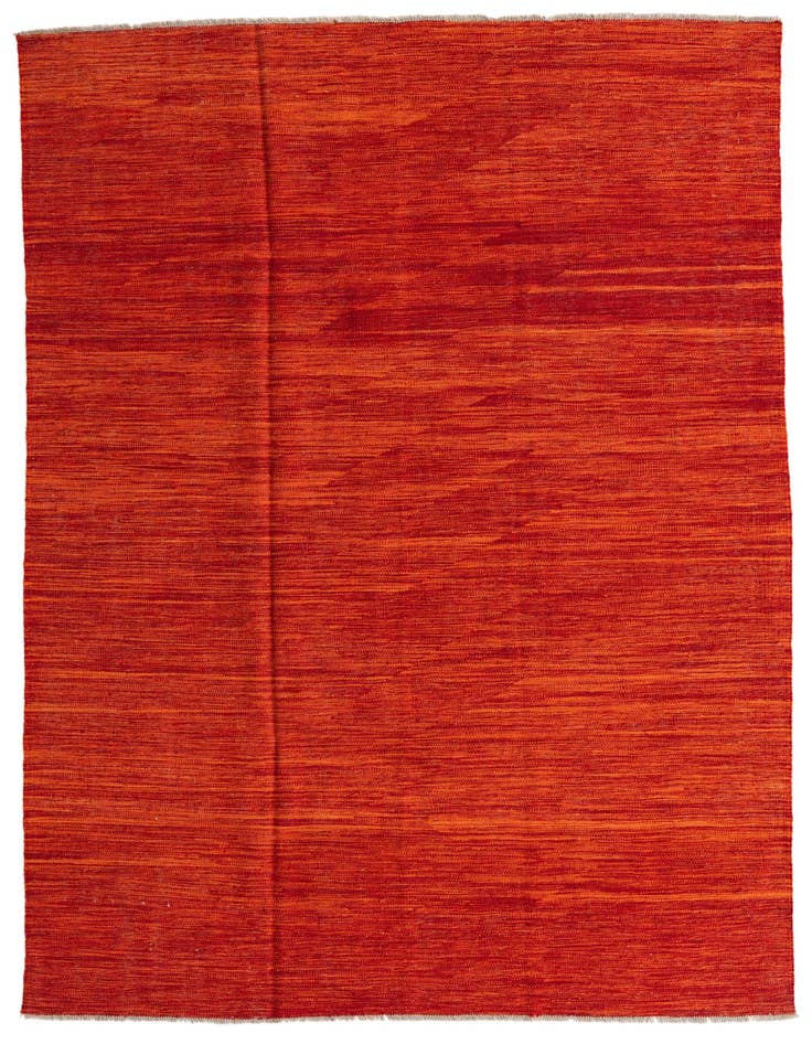 Detail image of 5' 4 x 8' Hand Woven Kilim Modern Wool Rug