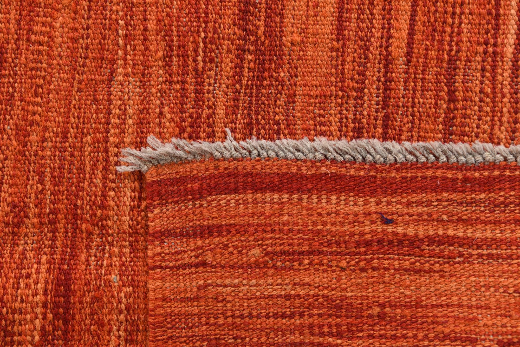 5' 7 x 8' Hand Woven Kilim Modern Wool Rug