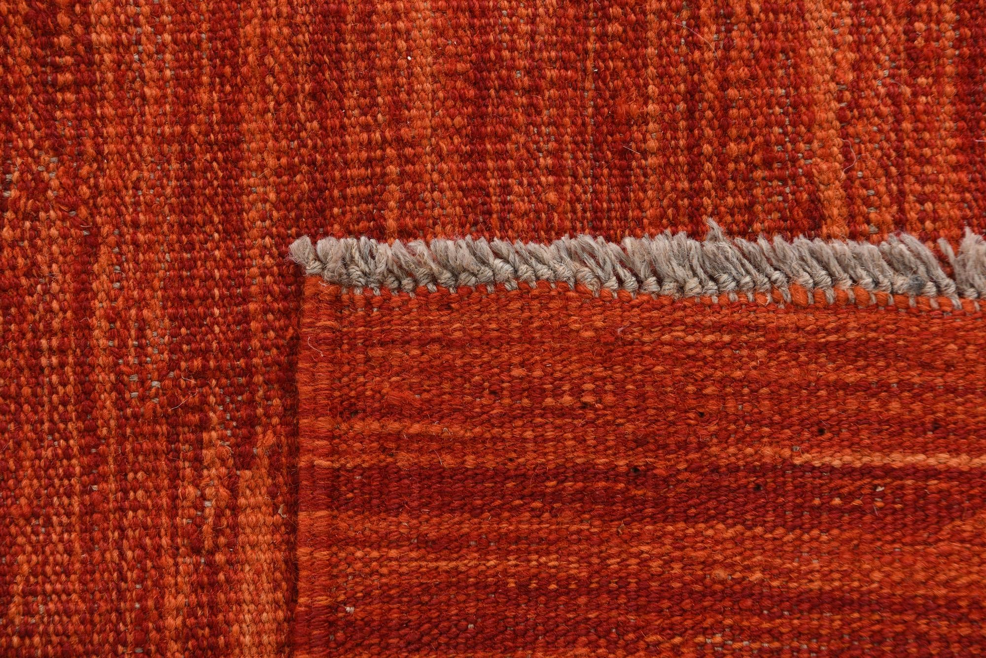 5' 3 x 6' 5 Hand Woven Kilim Modern Wool Rug