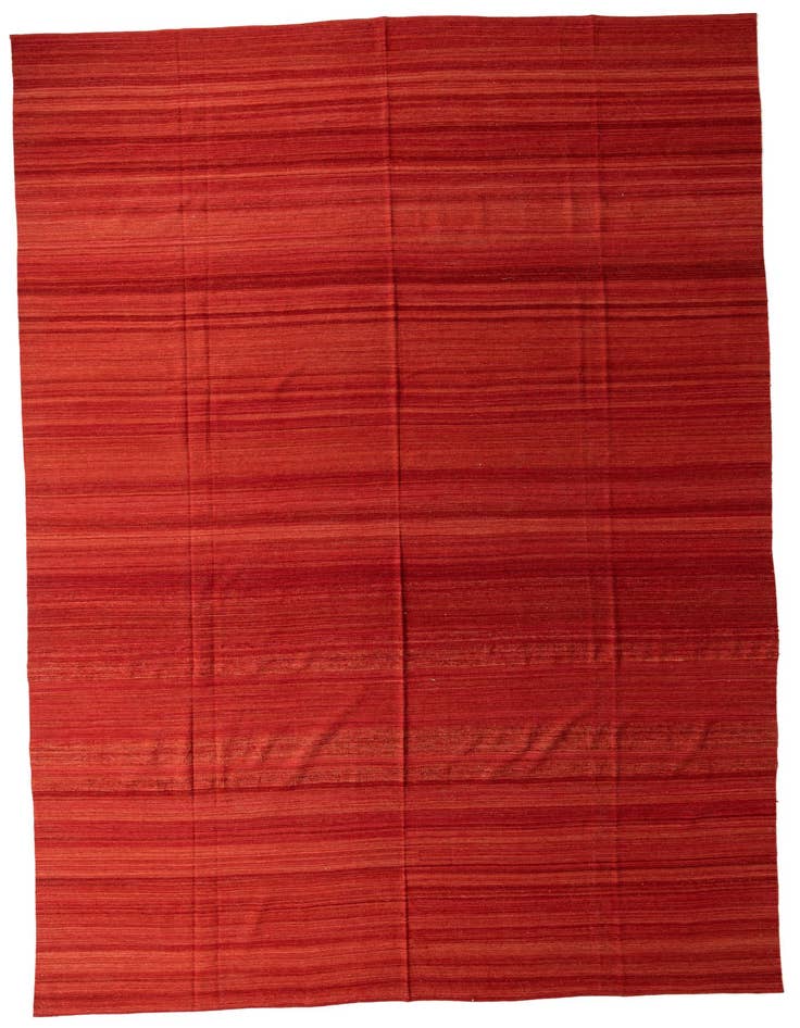 Detail image of 13' 2 x 19' 5 Hand Woven Kilim Modern Wool Rug