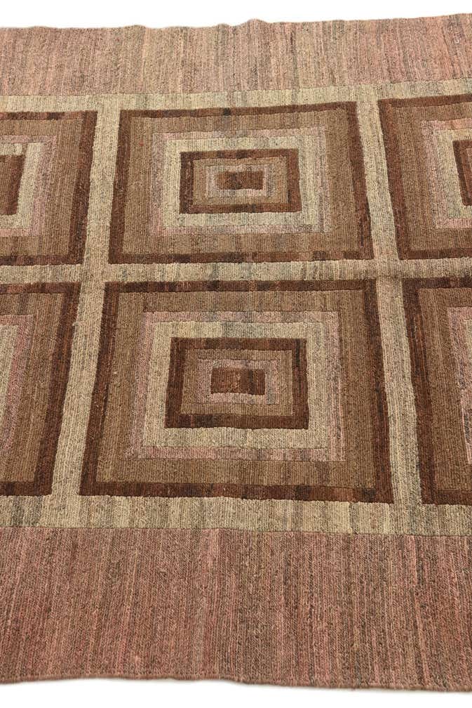 4' 3 x 6' 3 Hand Woven Kilim Modern Wool Rug
