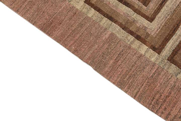 4' 3 x 6' 3 Hand Woven Kilim Modern Wool Rug