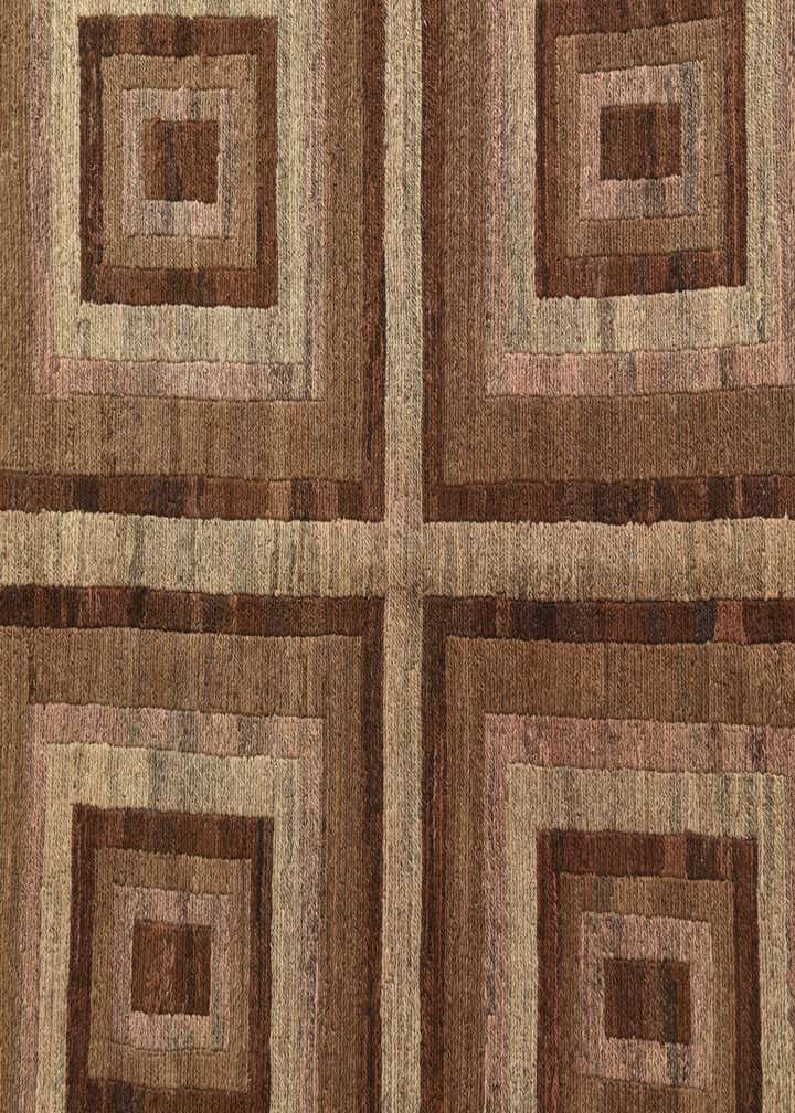 4' 3 x 6' 3 Hand Woven Kilim Modern Wool Rug