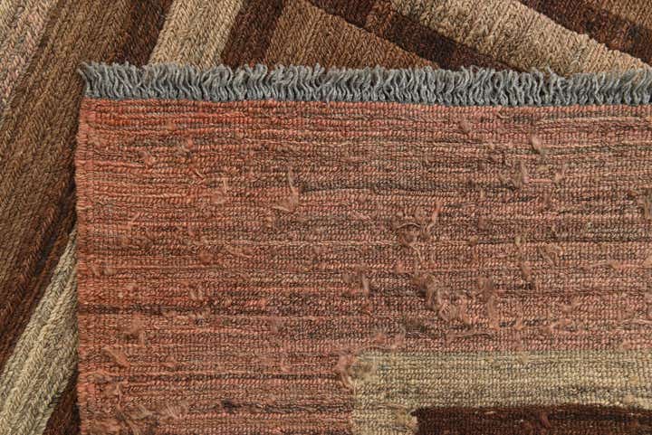 4' 3 x 6' 3 Hand Woven Kilim Modern Wool Rug