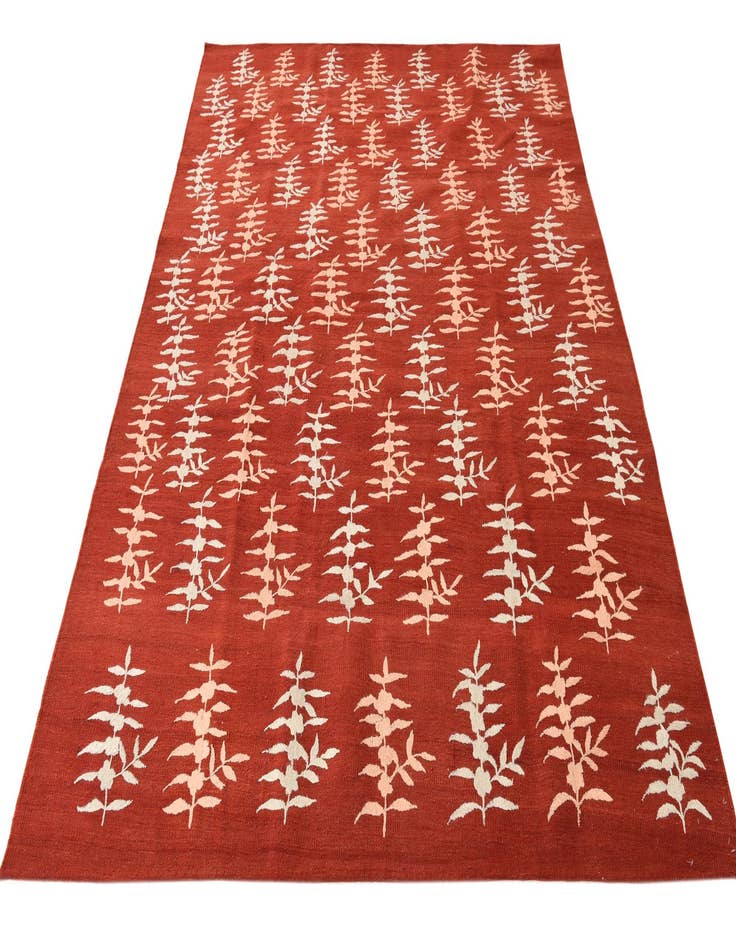 Detail image of 5' 11 x 7' 10  Hand Woven Kilim Modern Rug