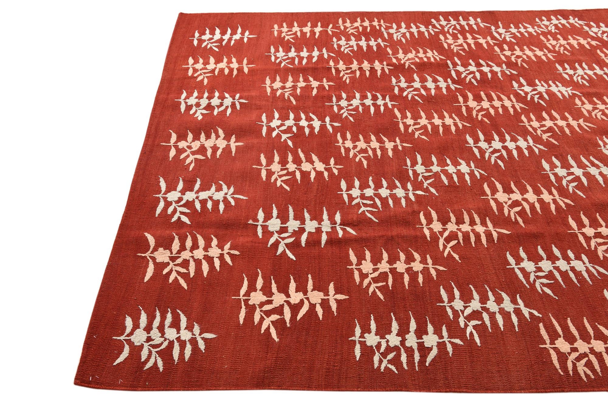 5' 11 x 7' 10 Hand Woven Kilim Modern Rug